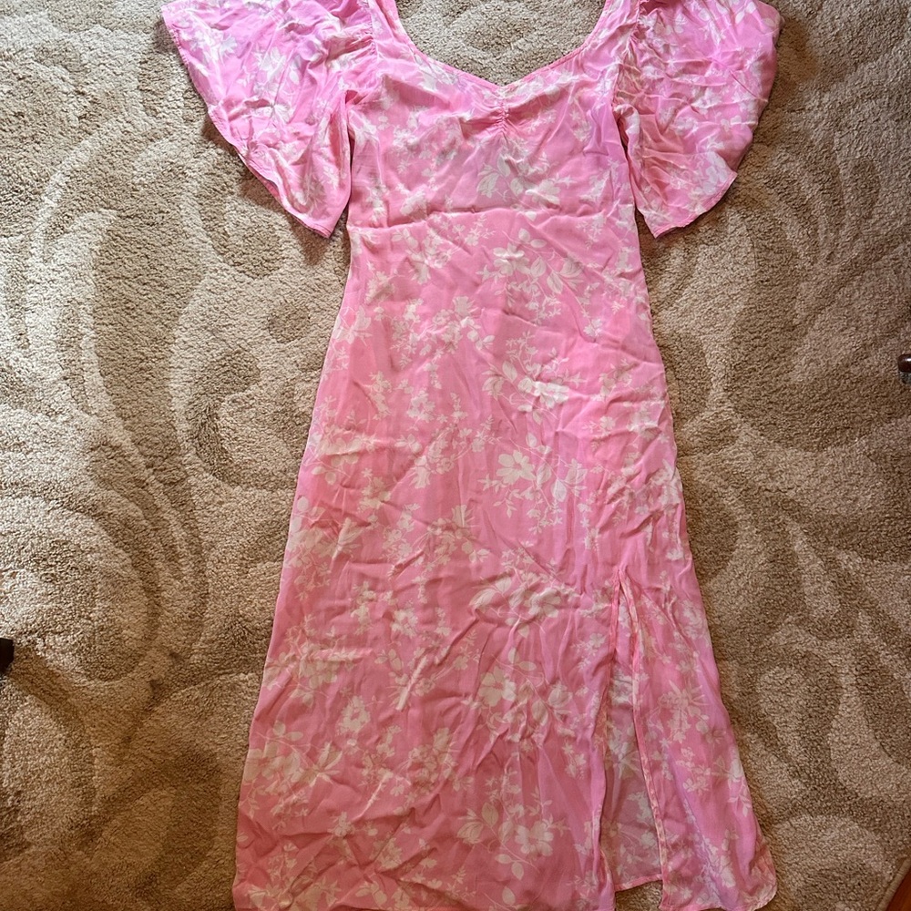 A New Day Blush Floral Maxi Dress